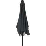 Vanjski suncobran s metalnim stupom 300 x 200 cm crni | shoptok.hr