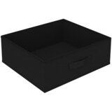  Stalak za pohranu s 4 košare od tkanine čelični crni | shoptok.hr