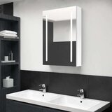  Kupaonski ormarić s ogledalom sjajni bijeli 50 x 13 x 70 cm Cijene