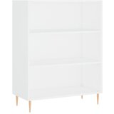 vidaXL Knjižna omara bela 69,5x32,5x90 cm inženirski les, (20801276) Cene