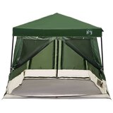  Set Kamp Šatora s krovom 2 pcs Zelena Tafta i Tkanina | shoptok.hr