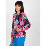 RUE PARIS Sweatshirt-RV-BL-8116.86P-black-pink | Shoptok.si
