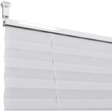 vidaXL Plise Harmonika Zavese velikost 70 x 125 cm Bele barve | Shoptok.si