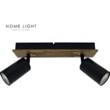 Bb Link SPOT ZIDNA LAMPA 2XGU10 TALIA 66 CRNA DRVO | ePonuda.com