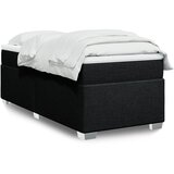 vidaXL Box spring krevet s madracem crni 80 x 200 cm od tkanine | shoptok.hr