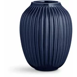 Kähler Design tamnoplava vaza od kamenine Hammershoi, visina 25 cm