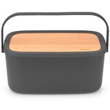 Brabantia Škatla za kruh Nic - Dark Grey | Shoptok.si