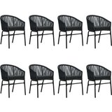  9-dijelni vrtni blagovaonski set crni | shoptok.hr