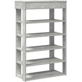  Stalak za cipele boja betona 60x30x98 cm konstruirano drvo | shoptok.hr