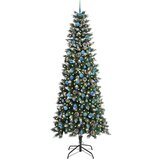 vidaXL Umjetno božićno drvce s stalakom Zelena 96 x 96 x 240 cm | shoptok.hr