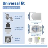Wenko WC daska s automatskim zatvaranjem 36 x 46 cm Galati – | shoptok.hr