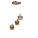 Opviq Sahra 3 Lü Tepsili Sarkıt Eskitme Vintage Chandelier | Eponuda.com
