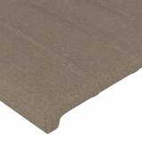  LED uzglavlje smeđesivo 103x16x78/88 cm od tkanine | shoptok.hr