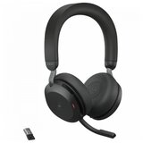 Jabra EVOLVE2 75, Link380a ms stereo black, EVOLVE2 75 headset black ms, link 380 bt adapter usb-a MS,1.2m usb-c to usb-a cable, carry pouch, warranty and warning (safety leaflets)
