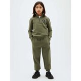 Calvin Klein Jeans Spodnji deli trenirke Ck Woven Label Relaxed Sweatpa Kaki | Shoptok.si