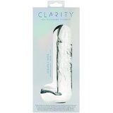 Clarity Seraphic Opus - stekleni dildo za G-točko (prozorni) | Shoptok.si