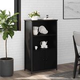  Visoka komoda crna 62 x 32 x 103,5 cm od konstruiranog drva | shoptok.hr