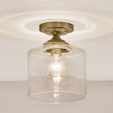  kichler kl-winslow-sf-nbr — plafonsko svetilo winslow 1xE27/60W/230V, prečnik 21,6 cm, mesing | Eponuda.com