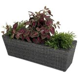 Garden Pleasure Temno siv vrtni sadilnik ADDU Balcony Box | Shoptok.si