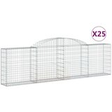  Lučne gabionske košare 25 kom 300x30x80/100cm pocinčano željezo | shoptok.hr