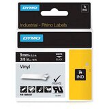 Dymo Trak Rhino Vinyl 1805437, 9 mm / 5.5 m (belo/črn), original Cene