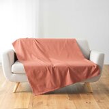 Douceur d intérieur Opečnato oranžno pregrinjalo 180x220 cm Lucile – Cene