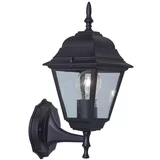 Ferotehna vanjska zidna svjetiljka Lanterna (60 W, 200 x 150 x 200 mm, Crne boje, IP44)