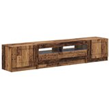  5-dijelni LED TV ormarić Staro drvo Konstruirano drvo - Staro drvo 100 cm | shoptok.hr