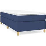  Za krevet s oprugama plavi 90x190 cm od tkanine | shoptok.hr