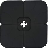  Vrtni suncobran s prijenosnom bazom antracit Siva 3 x 4 m | Shoptok.si