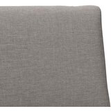  Tapecirani uzglavlje Sivo-smeđa 75 cm Čvrsto borovo drvo | shoptok.hr