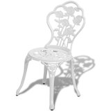  3-dijelni bistro set od lijevanog aluminija bijeli | shoptok.hr