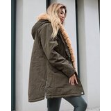 Resti Women's green winter jacket PLUS SIZE - Clothing | Shoptok.si