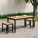  Stolić za kavu Bijela i crna 50 x 100,5 x 45 cm Slike