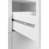 MID.YOU VITRINA, bela, barve hrasta | Shoptok.si