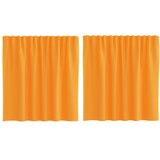 Voile zavjese s petljama 2 kom. narančaste 140x140 cm | Shoptok.si
