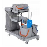 Bayersan kombinovana kolica za čišćenje podova sa 2 police i vrećom za otpad eco 36 Cene'.'