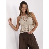 Italy Moda Top-MI-TP-88506.87-beige | Shoptok.si