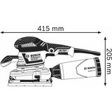 Bosch Vibracijski brusilnik GSS 230 AVE Professional, z dodatnim ročajem, 80 dB(A) | Shoptok.si