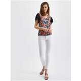 Orsay Blue-Black Ladies Floral Blouse - Women | shoptok.hr
