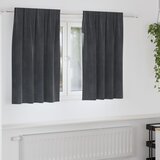 vidaXL Zavjese Sive Poliester 140 x 140 cm Ukrasni umetci Zavjese Cijene
