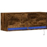  Zidni TV ormarić LED boja dimljenog hrasta 100x31x38 cm | shoptok.hr