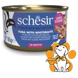 Schesir Cat Tuna & Whitebaits in Jelly 85g, Fileti Tune Sa Inćunima U Želeu | ePonuda.com