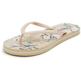 Orsay Beige Women Patterned Flip Flops - Women Cene