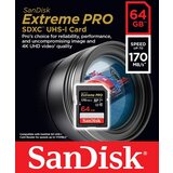 San Disk MK Extreme Pro SDXC 64GB – 170MB/s V30 UHS-I U3 | Eponuda.ba