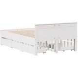  Okvir kreveta bez madraca s uzglavljem 120 x 190 cm od borovine | shoptok.hr