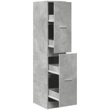 vidaXL Lekarniška omara betonsko siva 30x41x144,5 cm inženirski les, (21413019) | Shoptok.si