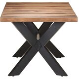 vidaXL Jedilna miza 180x90x75 cm trden les s finišem iz palisandra | Shoptok.si