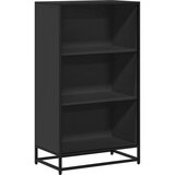 Maison Chic Knjižna omara - Knjižni regal črna 60x35x107,5 cm iverna plošča, (21724541) Cene