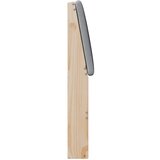  Tapecirani uzglavlje Svijetlo siva 90 cm Čvrsto borovo drvo | shoptok.hr